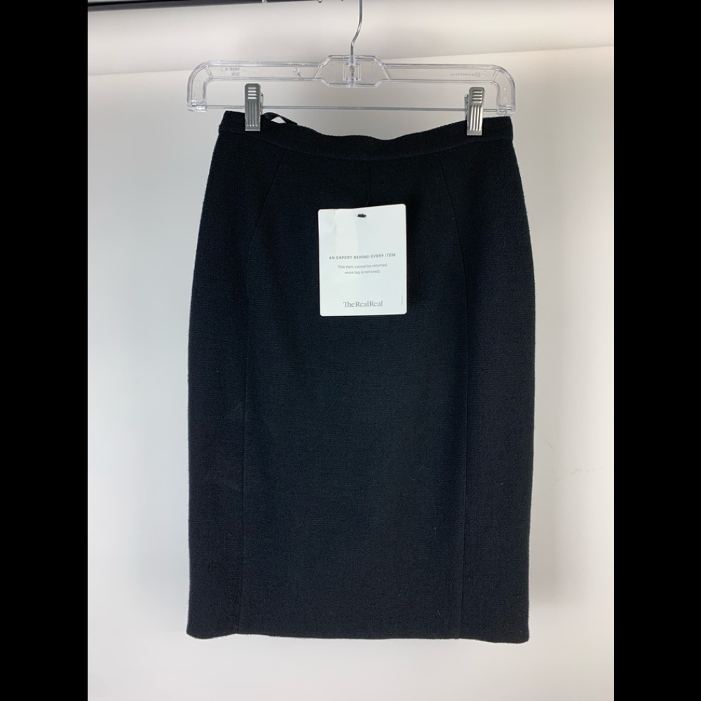 Thierry Mugler lined Worsted Wool Classic Skirt